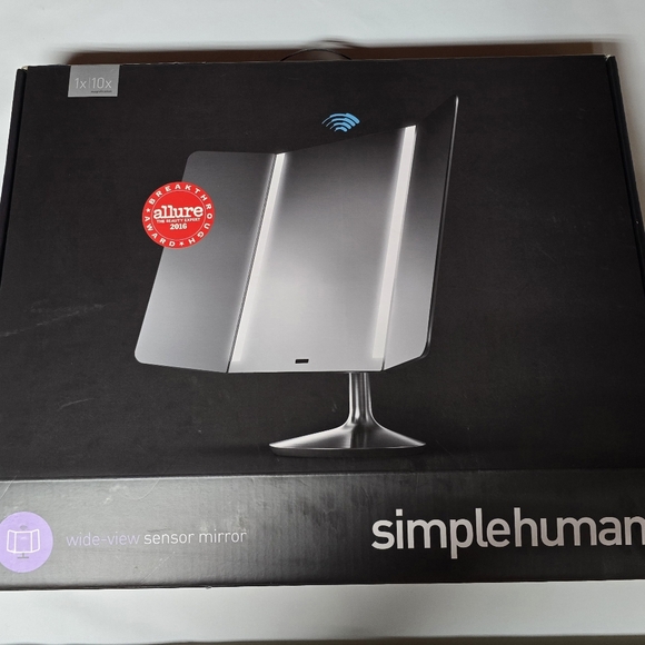 Simplehuman Wide-View Sensor Mirror - Silver - Picture 4 of 11